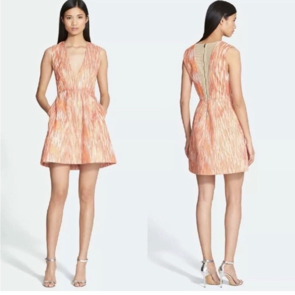 Alice & Olivia Orange Pacey Dress size 2 “As Seen on TV”
